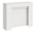 Consolle Allungabile 90x25/211 cm Pannelli in Nobilitato Kiba Bianco Frassino