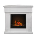 Camino a Bioetanolo da Pavimento ad Angolo 110x63x102 cm Ford Bianco