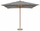 Ombrellone da Giardino 3x3m Palo Ø48 mm in Legno e Poliestere Grigio