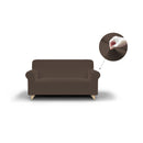 Copridivano Elasticizzato in Poliestere Dahlia Marrone Varie Misure