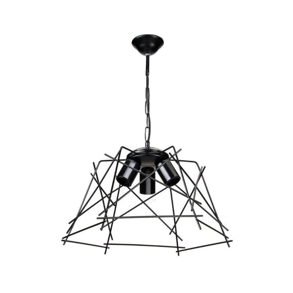 sconto Suspension Tena luci en métal noir asymétrique