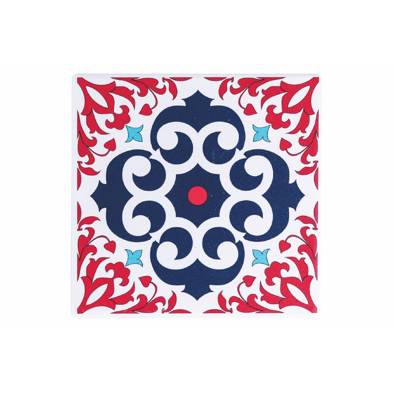 Set 6 Sottobicchieri 10x10x1 cm  in Ceramica VdE Tivoli 1996 Barrio