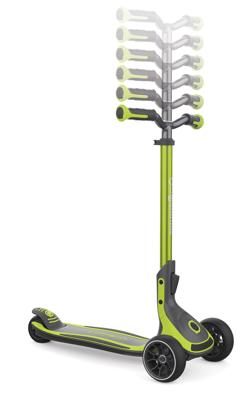 Monopattino 3 Ruote Telescopico e Ripiegabile Max 100 Kg Globber Ultimum Verde