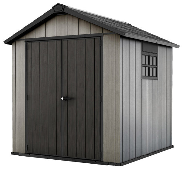Abri de jardin pour outils 229x242x223,5 cm en résine Keter Oakland 757 Gris online