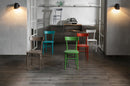 Set 2 Sedie 48x39xH80 cm in Legno Brera Turchese
