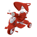 Triciclo a Spinta per Bambini Seggiolino Reversibile Hornet Rosso