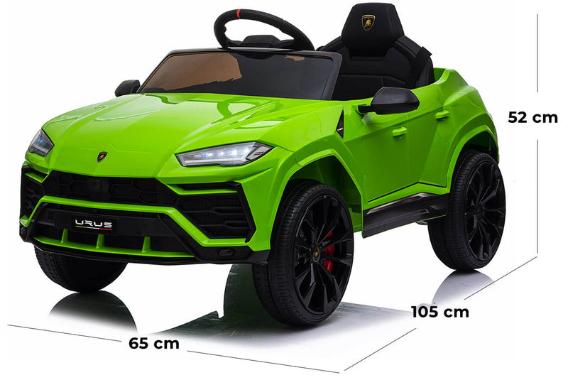Macchina Elettrica per Bambini 12V con Licenza Lamborghini Urus Verde