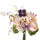 Lot de 2 bouquets artificiels mixtes aspect sec