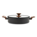 Tegame Ø 28 cm Antiaderente Induzione Silex Elegance Wood Nero