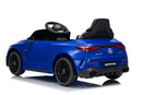 Macchina Elettrica per Bambini 12V Licenza Ufficiale Mercedes CLE53 Sedile in Pelle Blu