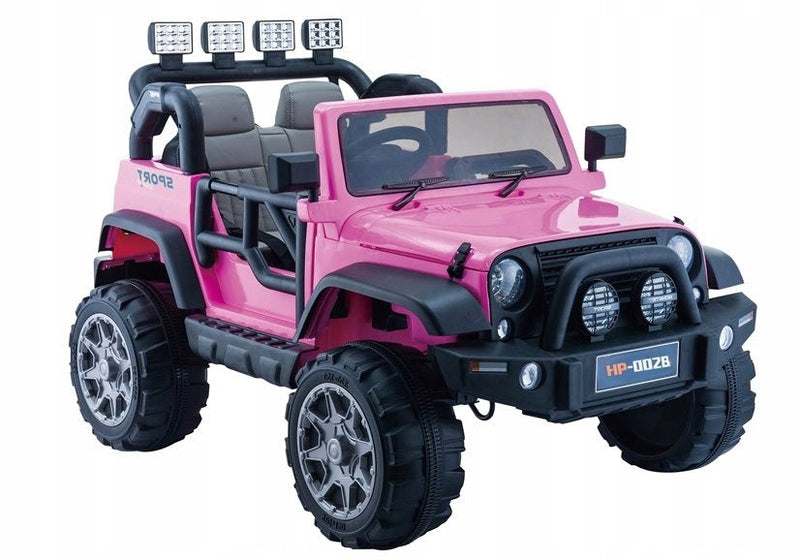 Macchina Elettrica per Bambini 12V 2 Posti Kidfun Fuoristrada Rosa