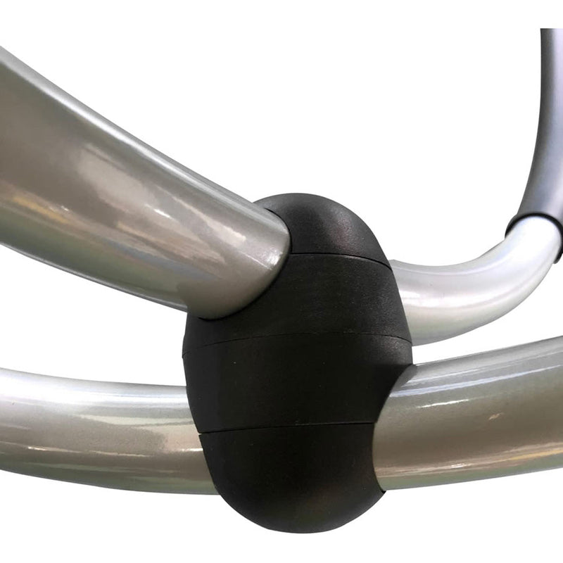 Sdraio da Giardino Ellittica 174x78x86 cm Telo in Textilene Antracite