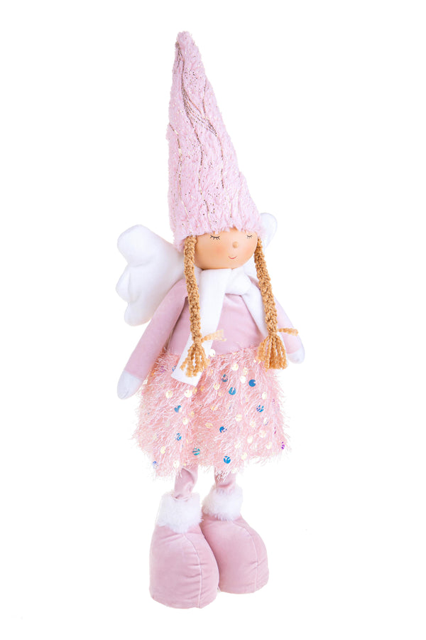 online Ange avec Jupe H60 cm en Tissu Rose