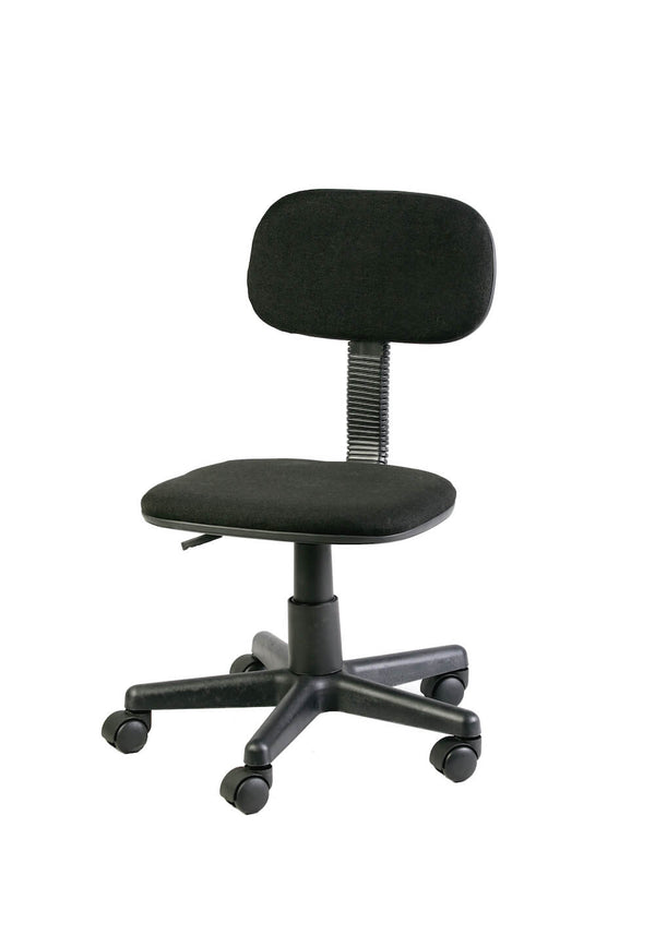 Chaise de bureau noire sans accoudoirs Tosini Hz 01K sconto