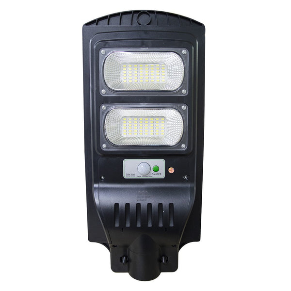 Lampe frontale sur poteau 96 LED 60W avec panneau solaire télécommandé et détecteur de mouvement acquista