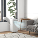 Condizionatore Portatile 750W 33x28x70,4 cm con 5 Modalità e 2 Velocità Bianco