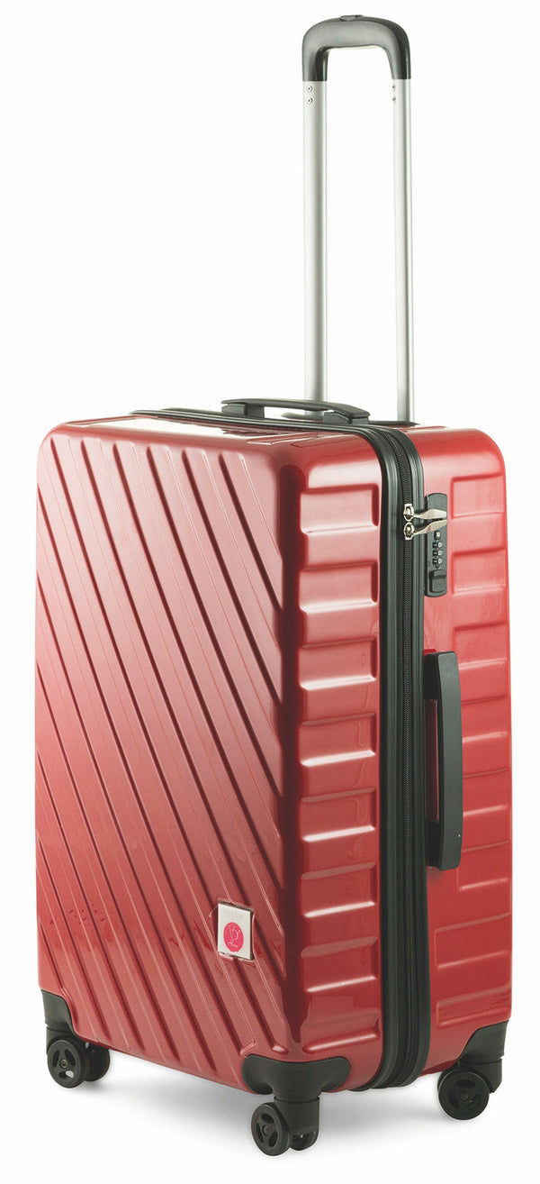 Soriani Trolley Valise Rigide Bagage à Main en Polycarbonate 4 Roues TSA Rouge acquista