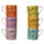 Set de 6 tasses à café Ø6x6 cm en New Bone China VdE Tivoli 1996 Couleurs