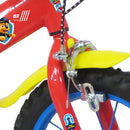 Bicicletta per Bambini 14" Paw Patrol Freni Caliper e Stabilizzatori in Acciaio Hi-Ten Rosso