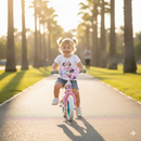 Bicicletta Pedagogica per Bambina Senza Pedali con Licenza Disney Minnie