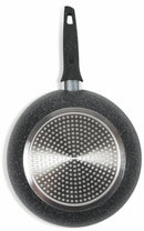 Batteria di Pentole 7 Pezzi in Alluminio Antiaderente Induzione Effetto Pietra Villa du0026