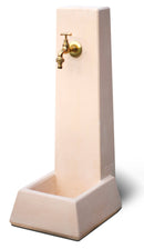 Fontana da Giardino Senza Rubinetto in Cemento Granulato di Marmo Malmo Rosa