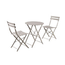 Set Tavolino e 2 Sedie Pieghevoli da Giardino Teresa Talpa