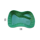Laghetto Artificiale da Giardino 178x125x45 cm in Polietilene 610 Litri Verde