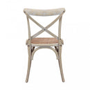 Sedia Cross 46x42x87 cm  in Legno Marrone