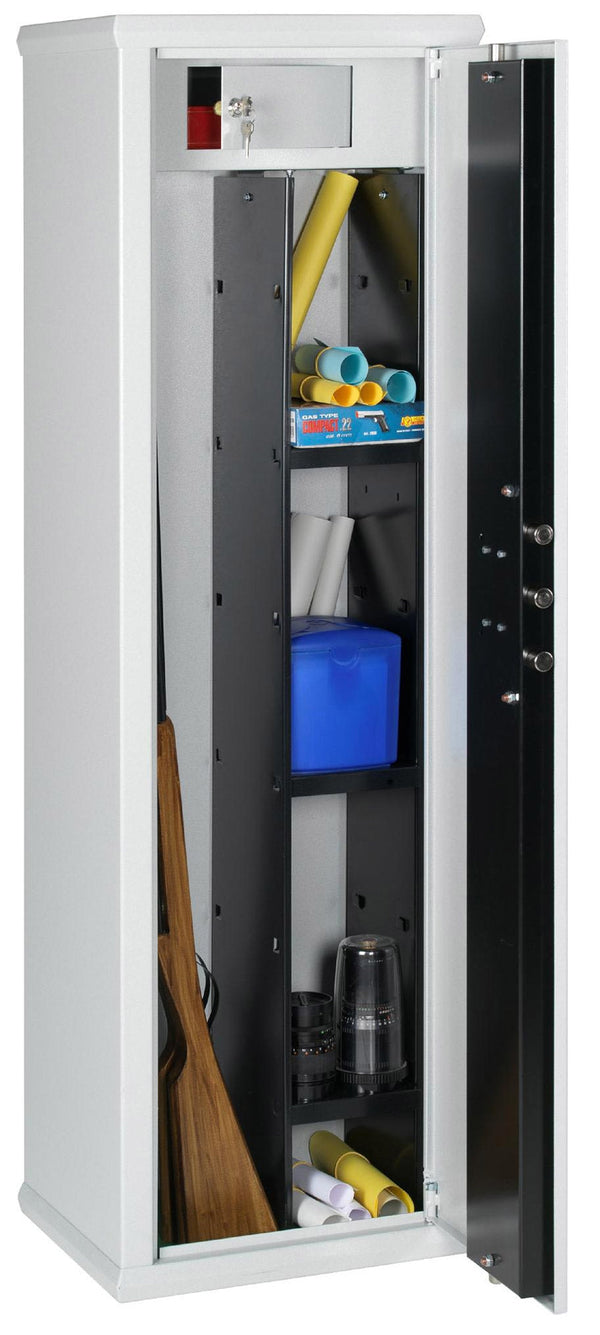 Fusilier Locker Porte Fusil de Sécurité 5 Places 3 Étagères et Trésor Bauer online