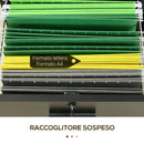 Mobile Ufficio 2 Cassetti 2 Ripiani 80x40x66 cm in Truciolato Nero