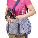 Bastone Telescopico per Anziani con Luce Led 85-97 cm Nero