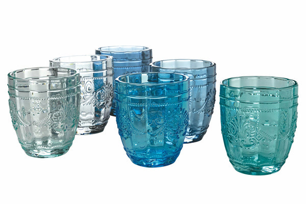 Lot de 6 verres à eau en verre 235 ml Villa d'Este Home Tivoli Syrah acquista