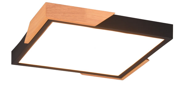 prezzo Plafoniera da Interno a LED in Plastica Nero Opaco