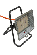 Stufa a Gas Gpl da Interno con Supporto 3,5kW Qlima FGHX145 Silver e Nero