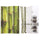 Paravent 3 panneaux 120,6x2,5xh180 cm Imprimé Bambou Vert