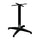 Base pour table de jardin 60x60x70 avec piètement 4 branches en aluminium anthracite