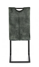 Set 4 Sedie 42x56x102h cm Kenneth Velluto Verde Scuro 