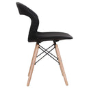 Set 4 Sedie 78x46x46 cm in Similpelle da Interno Nero