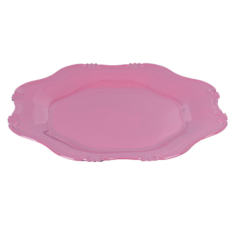 Set 4 Sottopiati Ø33x2 cm  in Polipropilene VdE Tivoli 1996 Hippy 