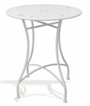 Set da Giardino Pieghevole in Ferro con Tavolo e 2 Sedie Soriani Provence Breakfast Bianco