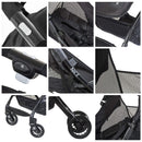 Passeggino Trolley Pieghevole per Bambini Barotti Nice Gold