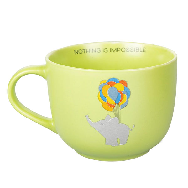 acquista Tazza Ø11,5x9 cm in New Bone China VdE Tivoli 1996 Be Positive