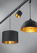 Lampada a Sospensione da Interno   in Metallo Nero