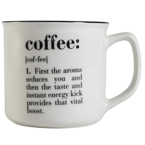 Tasse "à café" double face Ø9,2x8,7 cm en New Bone China VdE Tivoli 1996 Blanc sconto
