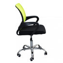 Poltrona da Ufficio Titty Grigio Chiaro 52x56,5x85/95 h cm in Poliuretano Nero