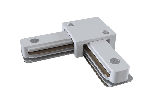 prezzo Connecteur en forme de L pour système d'éclairage sur rail monophasé blanc