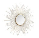 Specchio da Parete 60x60x3,5 cm in Metallo Susi Oro