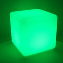 Lampada 12 Led Multicolor 30x30x30 cm in Polietilene Bianca