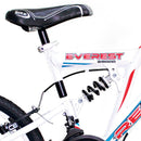 Bicicletta Mountain Bike MTB Ragazzo 20" 21V Kidfun Everest Bianca